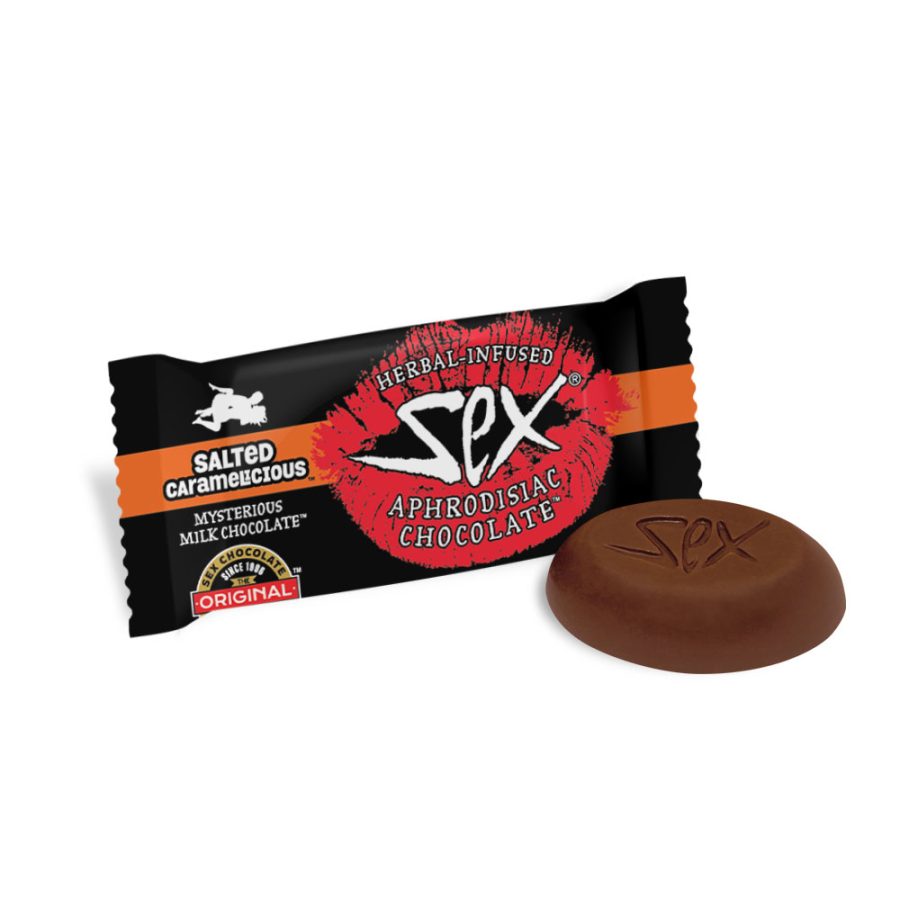 Salted Caramel Sex Chocolate Herbal Infused Aphrodisiac Treat - 1 Piece