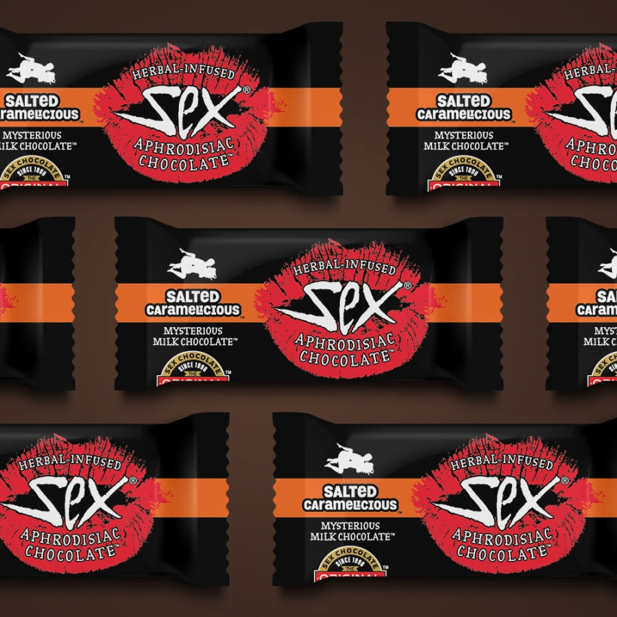 Salted Caramel Sex Chocolate Herbal Infused Aphrodisiac Treat - 1 Piece