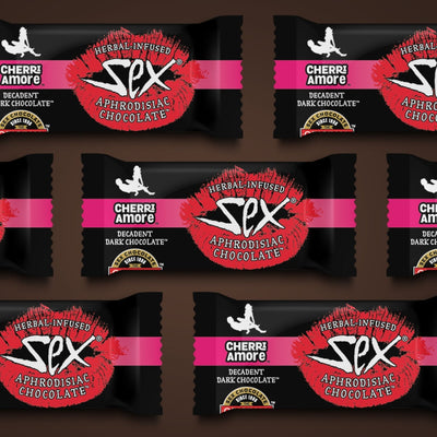 Cherry Sex Chocolate Herbal Infused Aphrodisiac Treat - 1 Piece