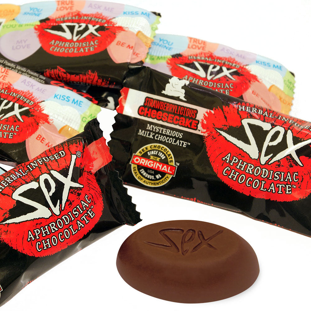 Strawberrylicious Cheesecake Sex Chocolates, 1 Piece