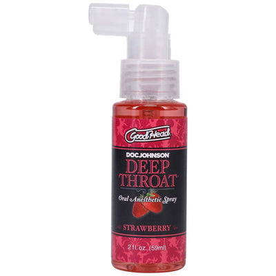 GoodHead Deep Throat Spray in Strawberry 2oz