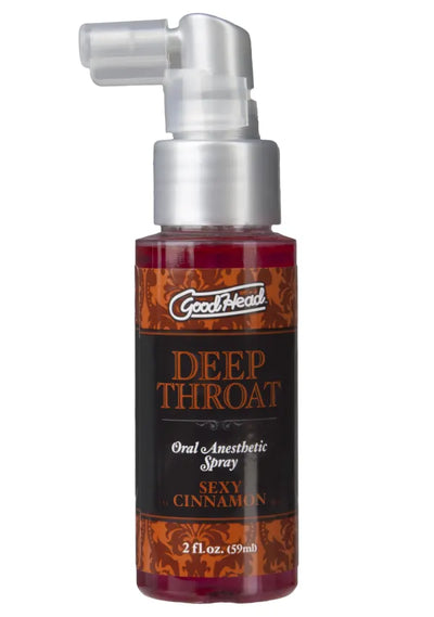GoodHead Deep Throat Spray in Cinnamon 2oz