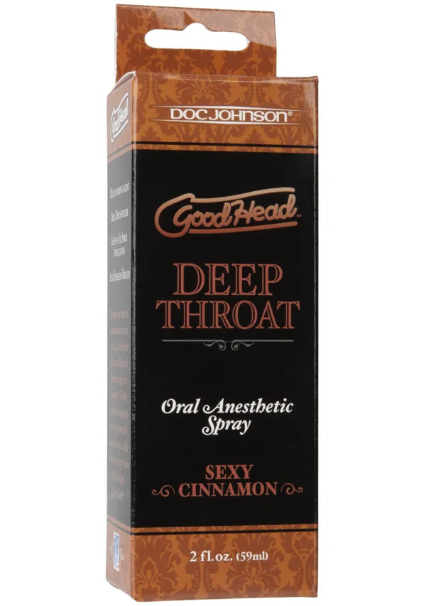 GoodHead Deep Throat Spray in Cinnamon 2oz