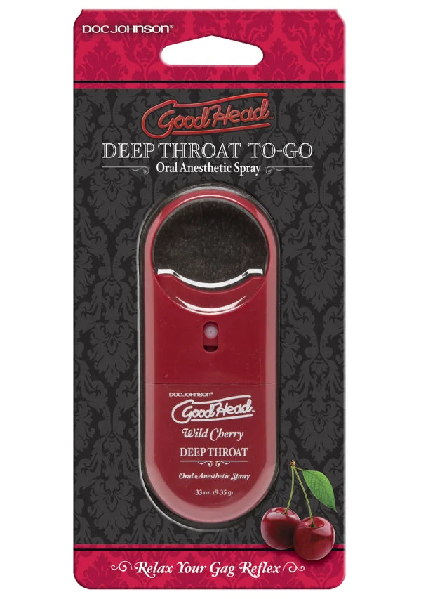 GoodHead Deep Throat To-Go Spray in Cherry .3oz