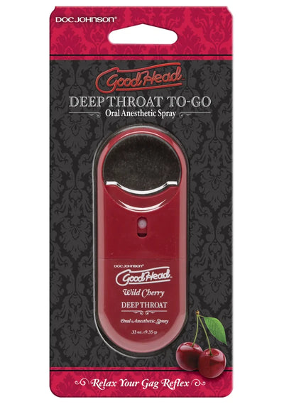 GoodHead Deep Throat To-Go Spray in Cherry .3oz