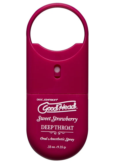 GoodHead Deep Throat To-Go Spray in Strawberry .3oz