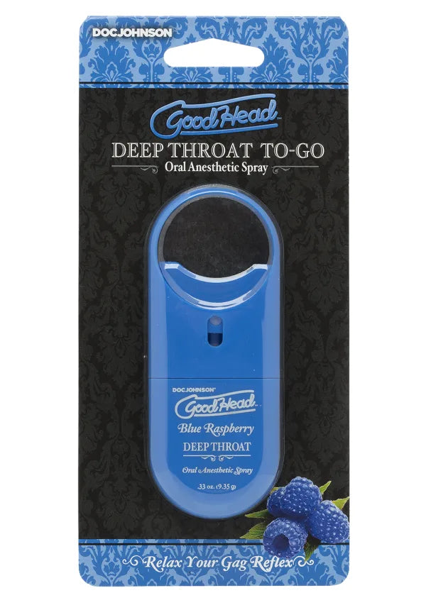 GoodHead Deep Throat To-Go Spray in Raspberry .3oz