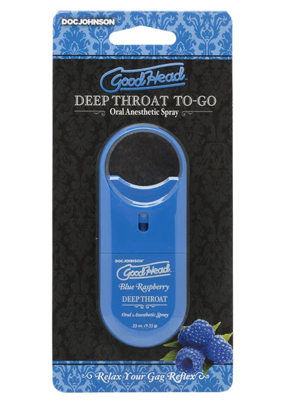 GoodHead Deep Throat To-Go Spray in Raspberry .3oz