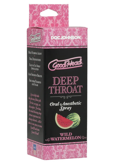 GoodHead Deep Throat Spray in Watermelon 2oz