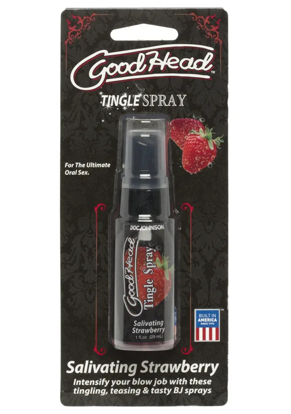 GoodHead Tingle Blow Job Spray in Strawberry 1oz