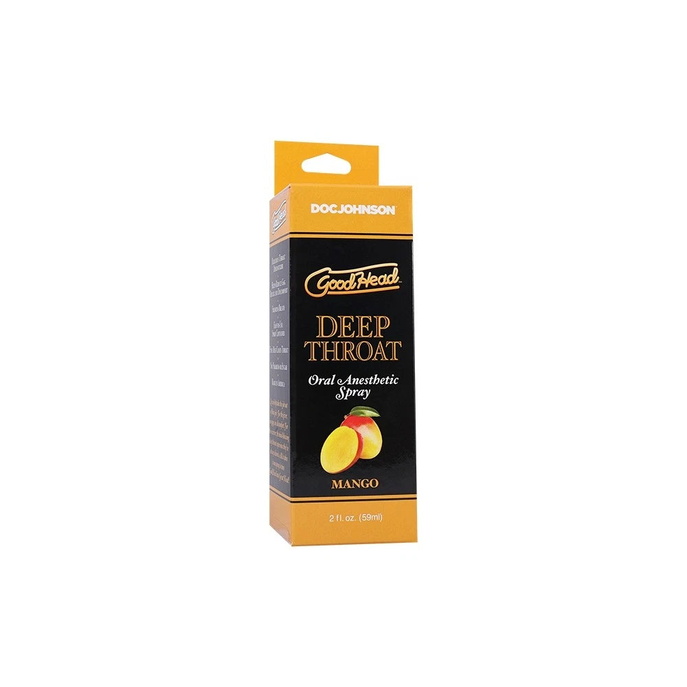 GoodHead Deep Throat Spray in Mango 2oz