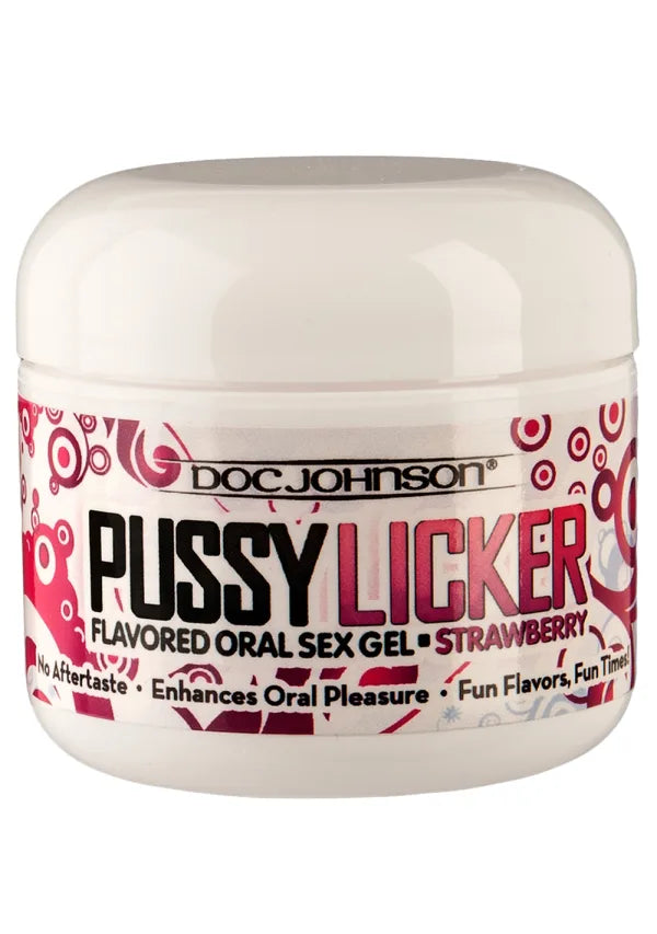 Pussy Licker Oral Sex Gel, Strawberry, 2oz