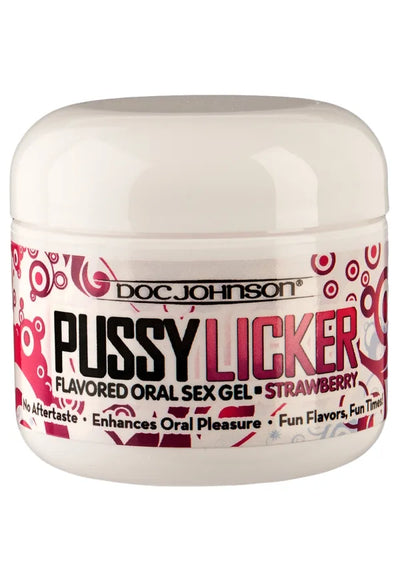 Pussy Licker Oral Sex Gel, Strawberry, 2oz