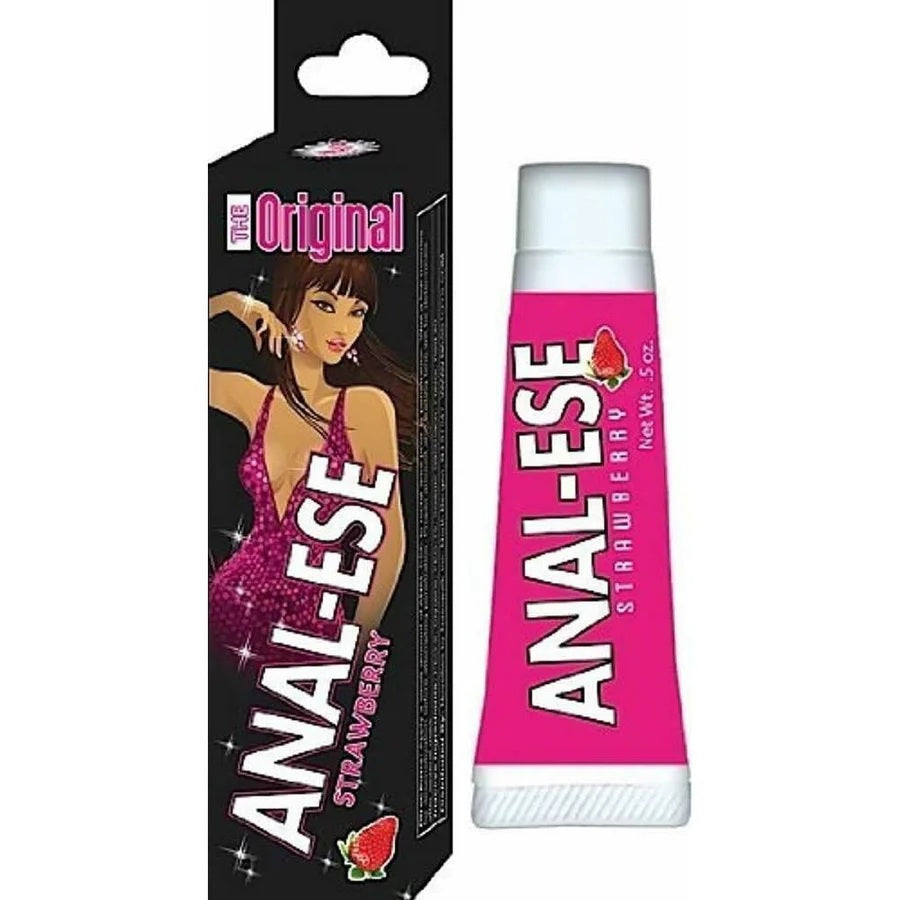 Anal-Ese Strawberry Anal Desensitizer - .5 oz