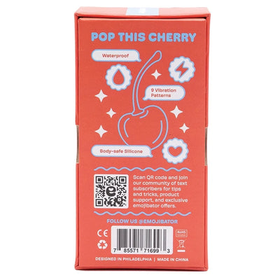 Cherry Emojibator Vibrator