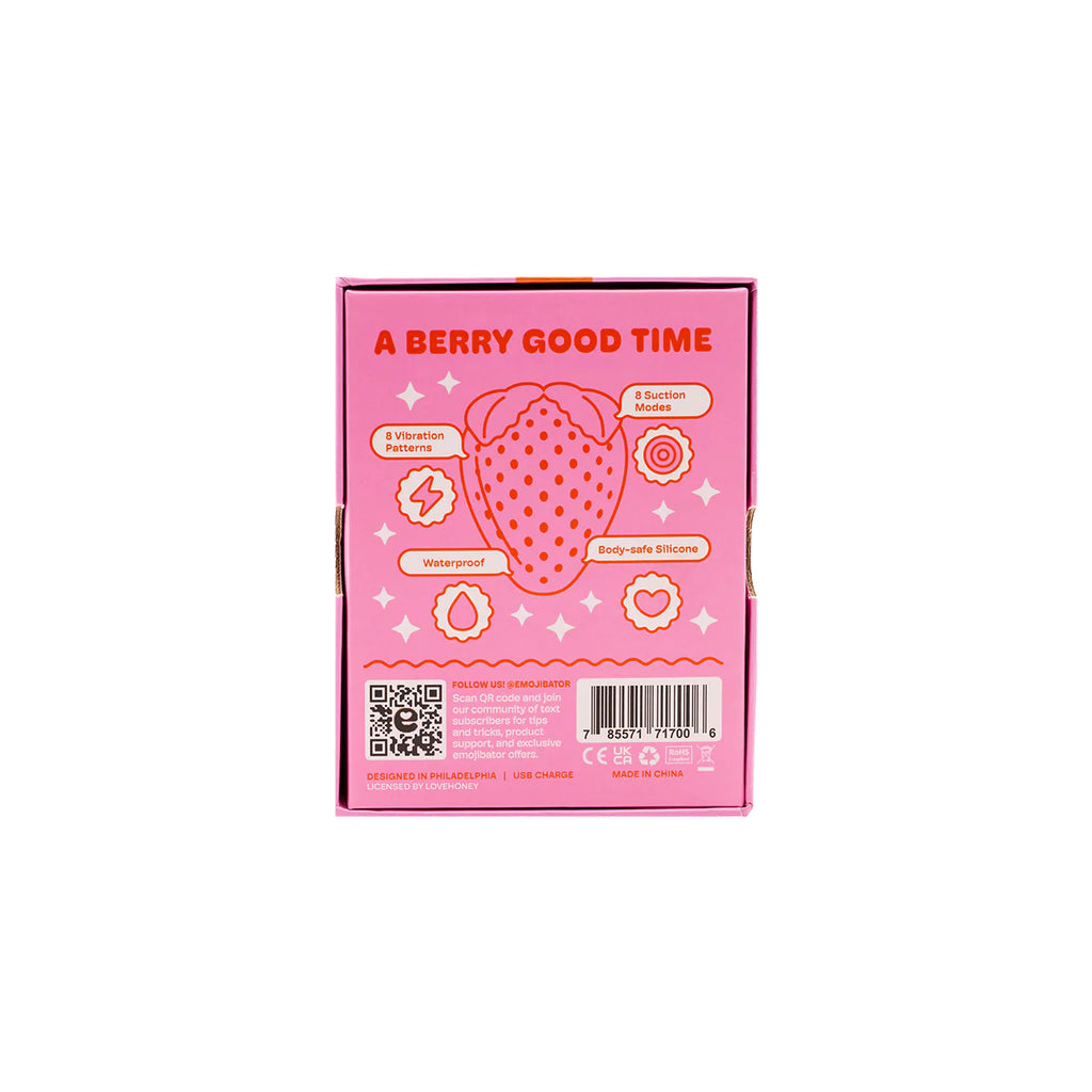Strawberry Emojibator Vibrator
