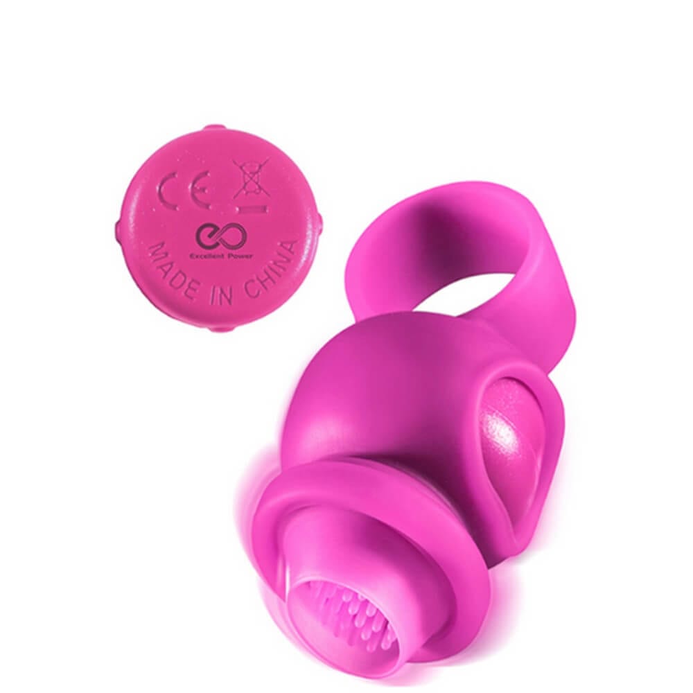 Clit Ring Mini Finger Vibrator in Pink Clit Ring Mini Finger Vibrator in Pink