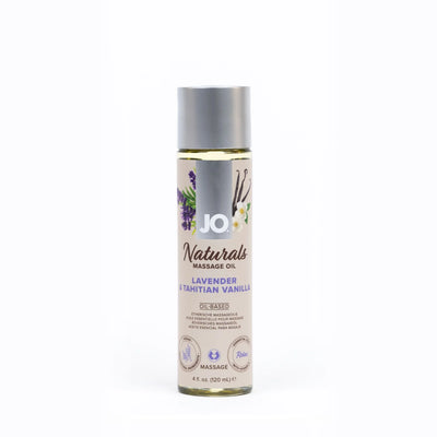 JO Naturals Massage Oil - Lavender & Tahitian Vanilla 4oz