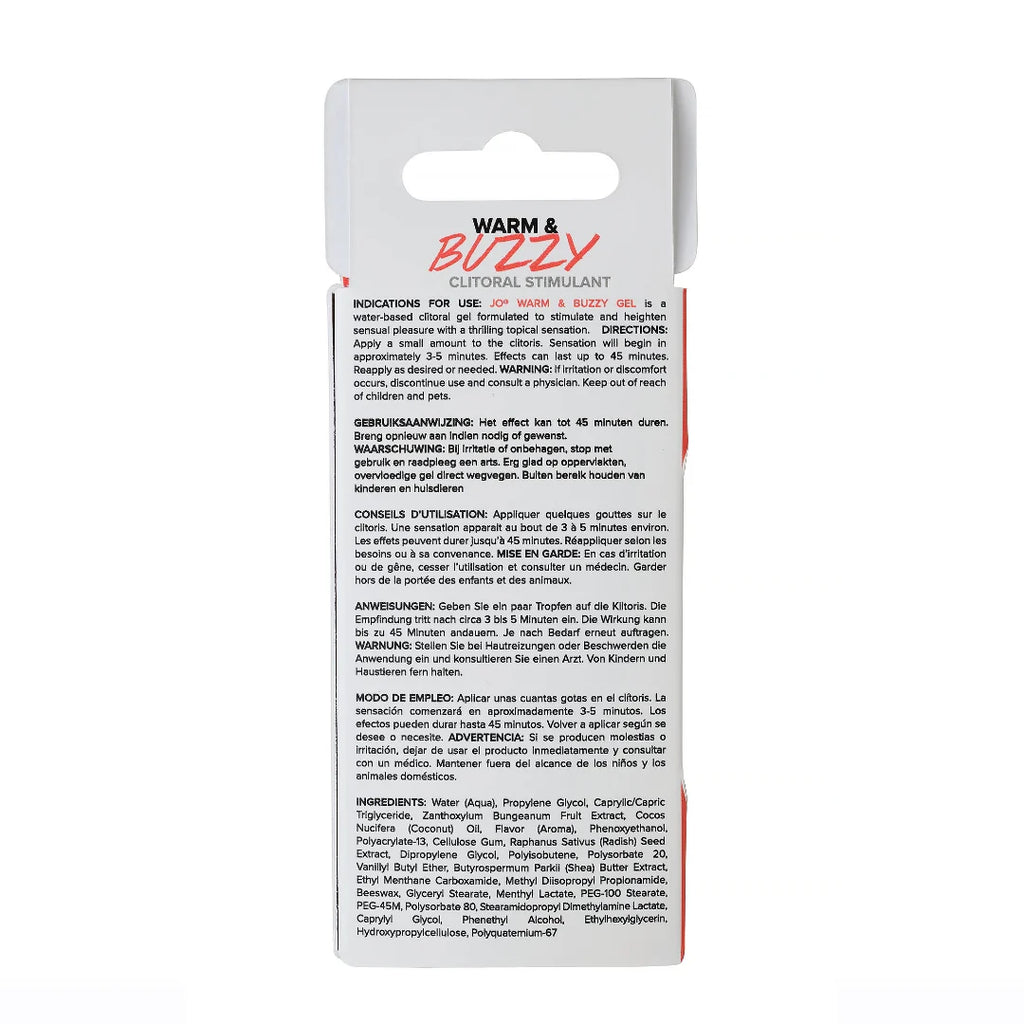 JO Warm & Buzzy Clitoral Stimulant - 10ml