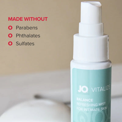 JO Vitalize Balance feminine freshness spray with prebiotics