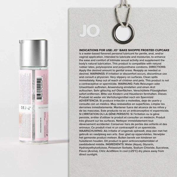 System JO Bake Frosted Cupcake Water-Based Lube - 2oz