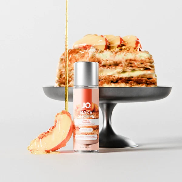 System JO Bake Shoppe Peach Cobbler Water-Based Lube - 2oz