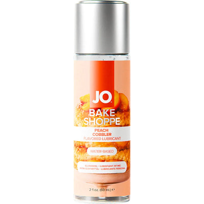 System JO Bake Shoppe Peach Cobbler flavored lubricant