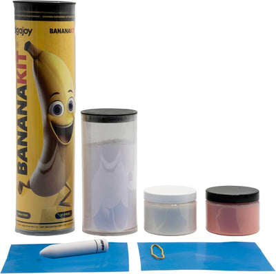 Penis Molding Kit with Vibrator by Bananakit, Pink