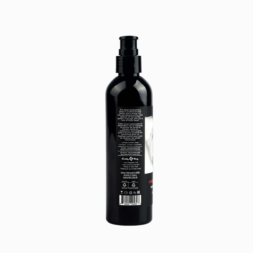 Earthly Body Edible Massage Lotion, Cherry Flavor, 8oz