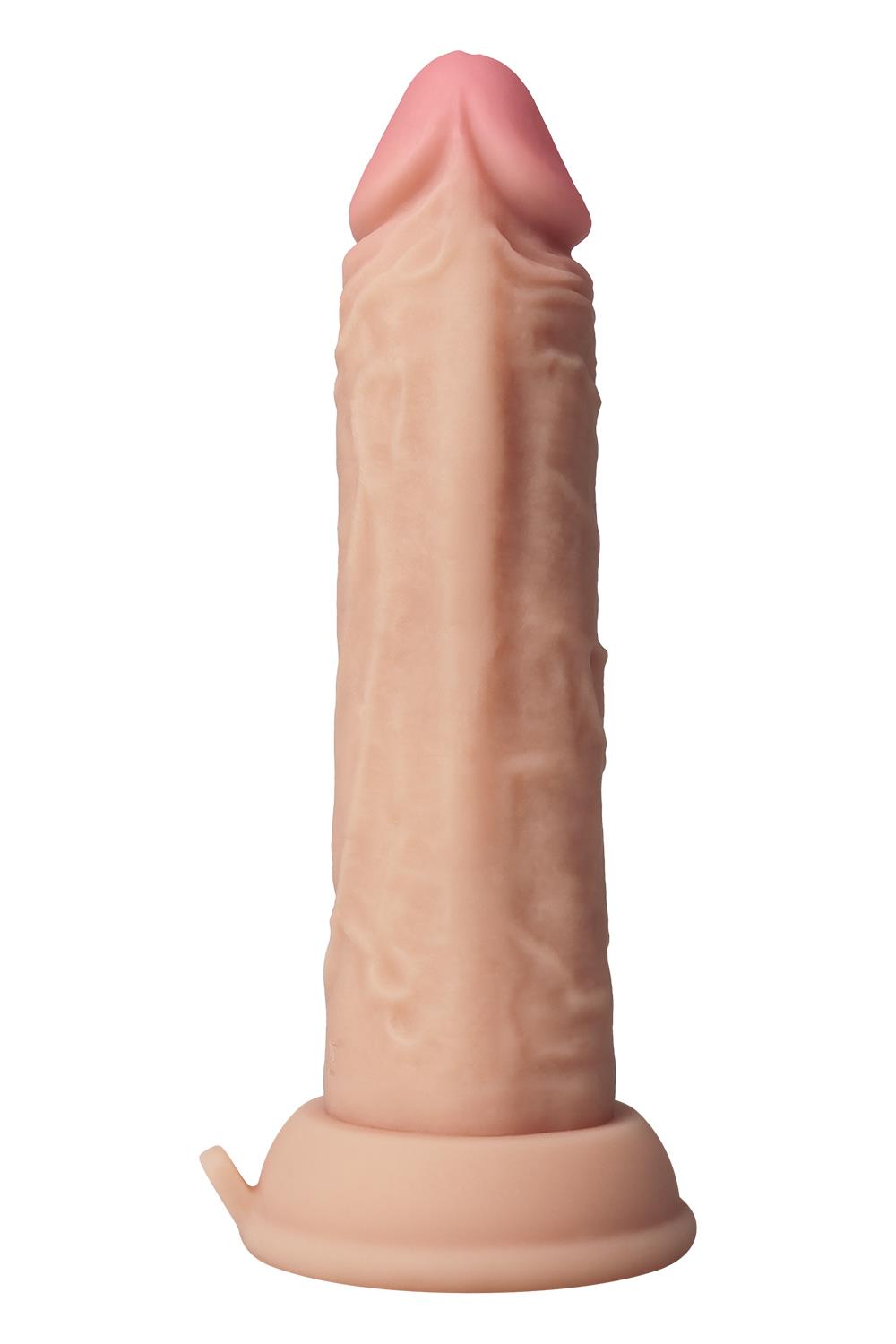 Shaft Liquid Silicone Vibrating Dildo Model J 6.5
