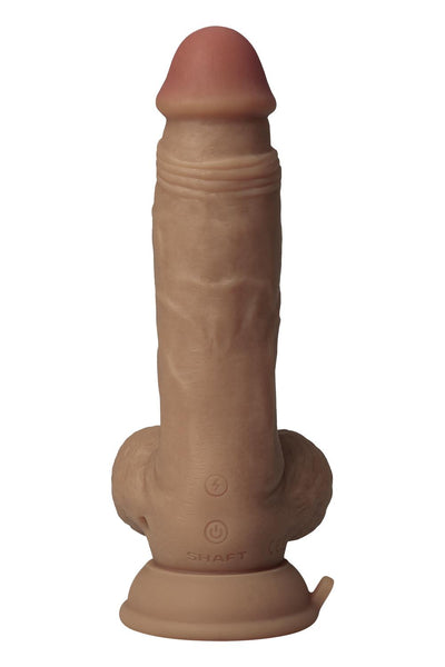 Shaft Liquid Silicone Vibrating Dildo Model A - 7.5