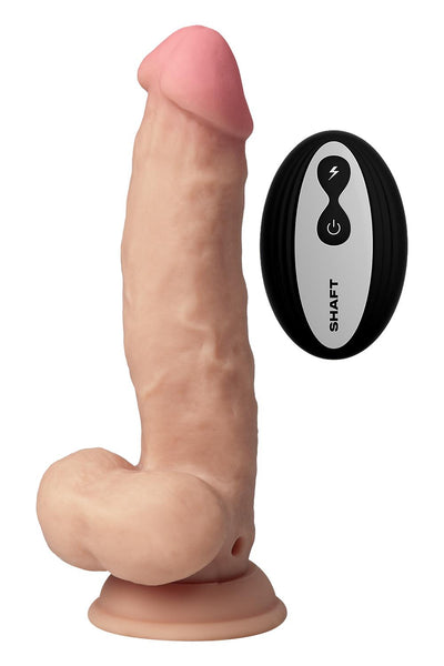 Shaft Liquid Silicone Vibrating Dildo Model N 8.5