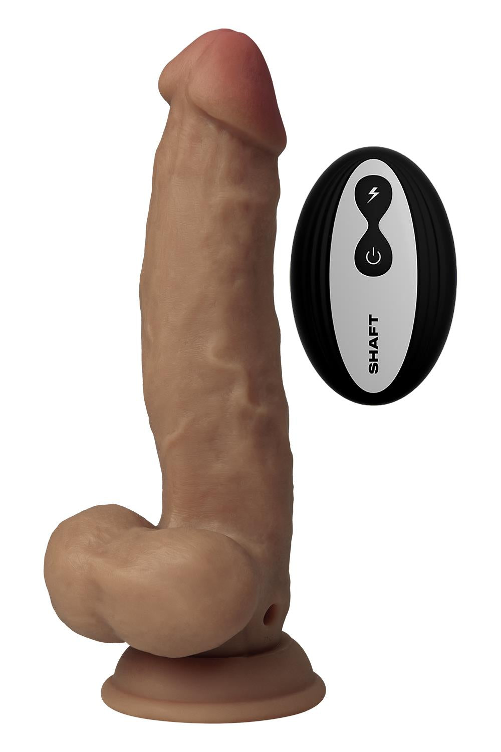 Shaft Liquid Silicone Vibrating Dildo Model N 8.5