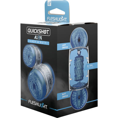 Fleshlight Quickshot Alien Lady/Butt, Metallic Blue