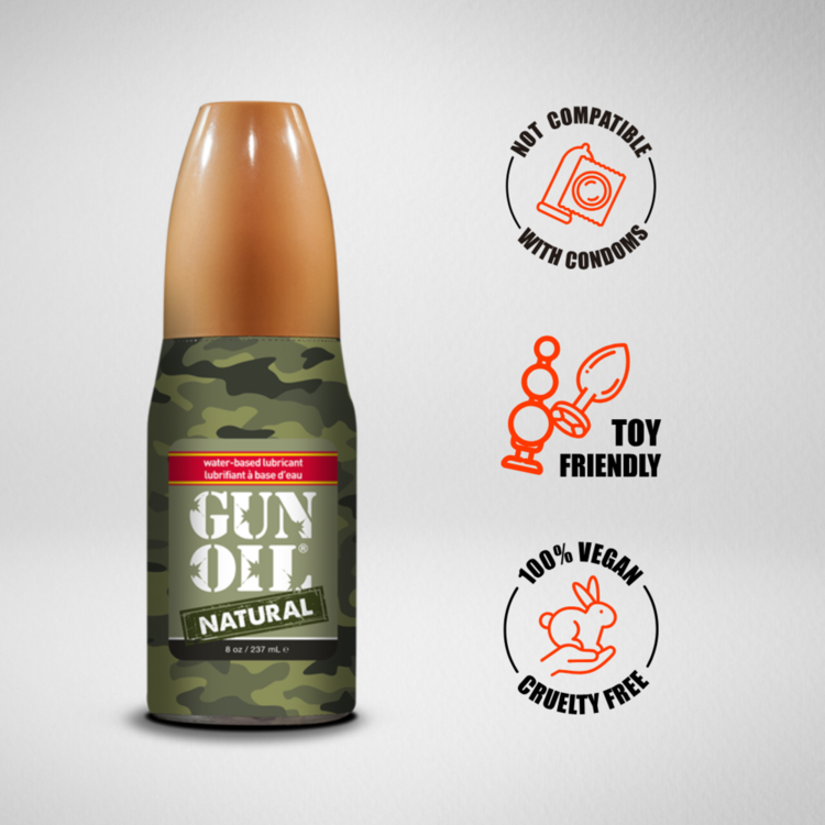 Gun Oil Natural Water-Based Lube 4oz