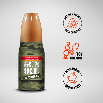 Gun Oil Natural Water-Based Lube 4oz