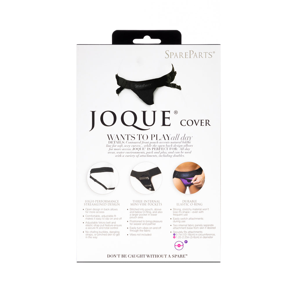 Spare Parts Size B Joque Underwear Strap-On and Packer Harness in Black