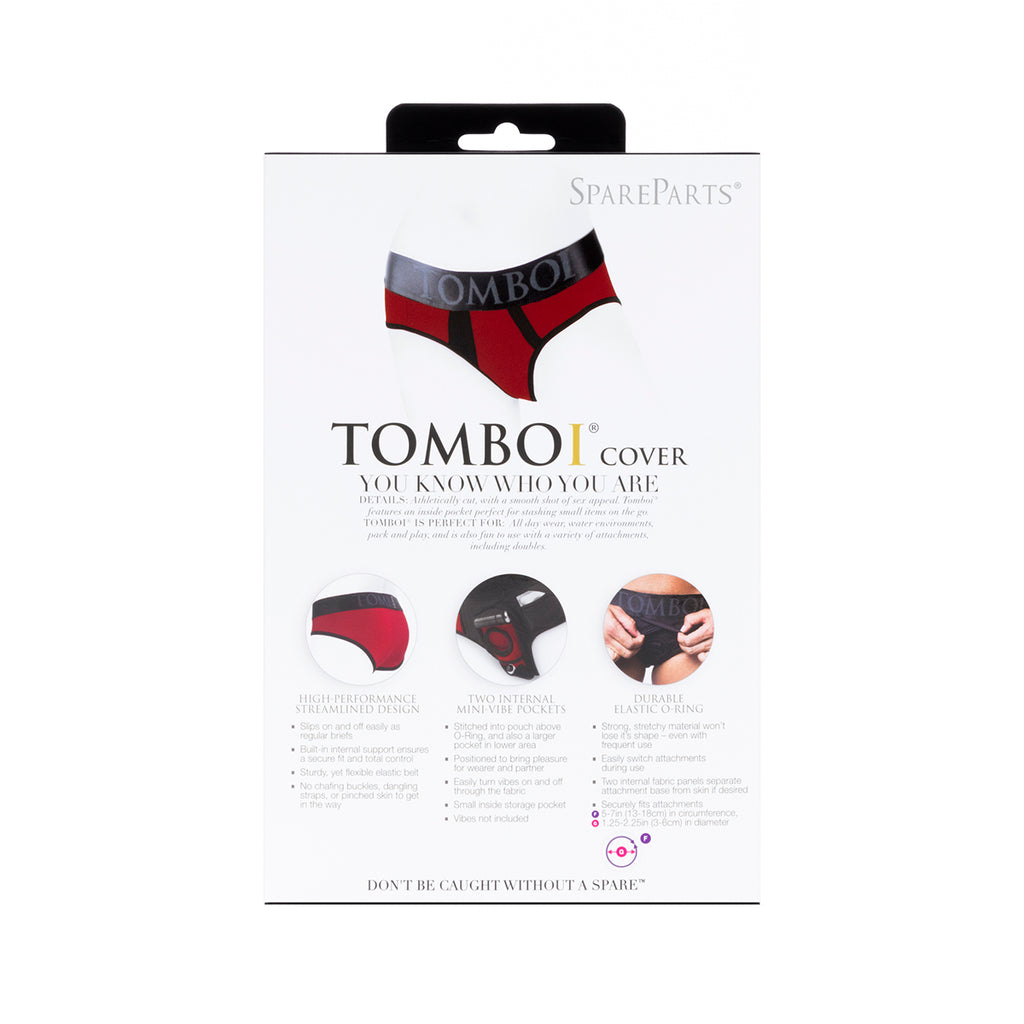SpareParts Tomboi Cover Brief Harnesses in Red