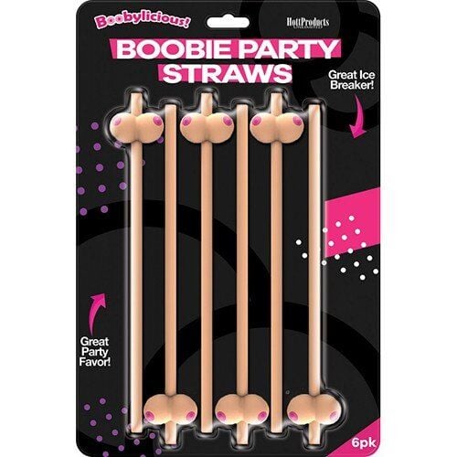 Boobie Straws - Light Skin Tone 6pk