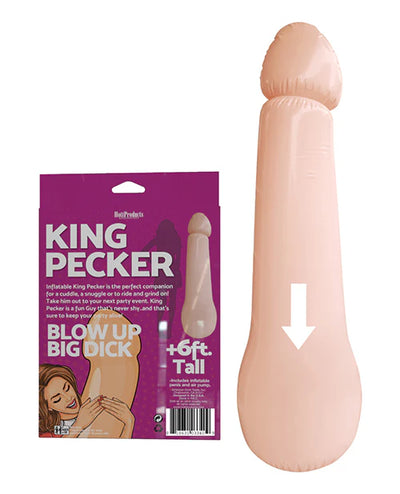 King Pecker 6 Ft Giant Inflatable Blow Up Willy