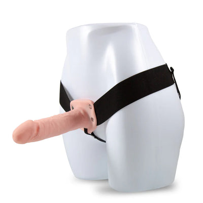 Dr. Skin 7-inch Hollow Strap-On in Vanilla