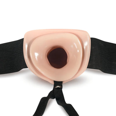 Dr. Skin 7-inch Hollow Strap-On in Vanilla