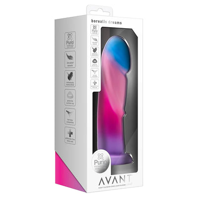 Avant Borealis Dreams-Cotton Candy 7.75 inch Handcrafted Dildo
