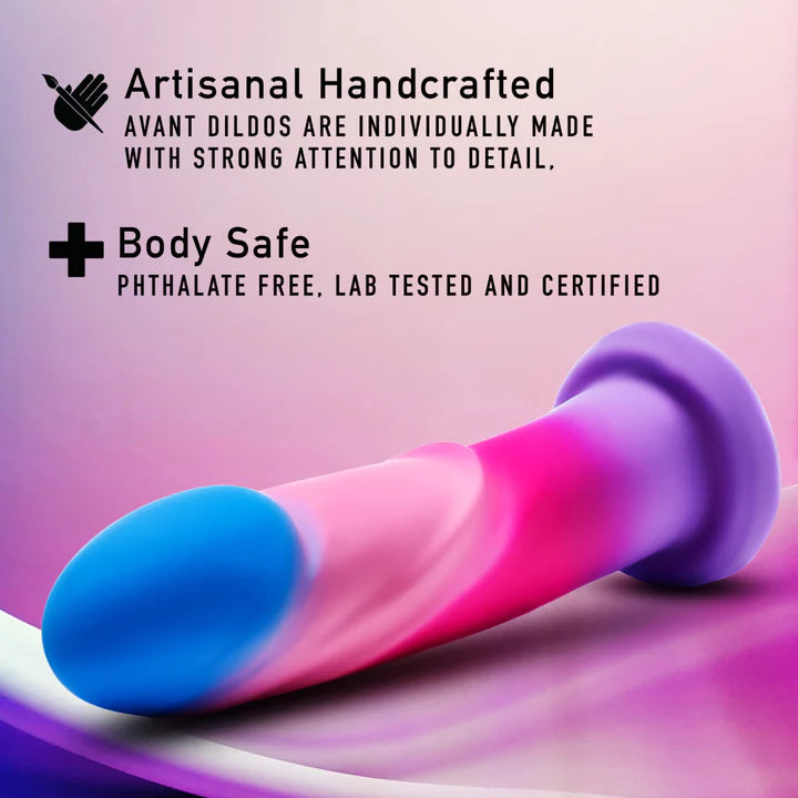 Avant Borealis Dreams-Cotton Candy 7.75 inch Handcrafted Dildo