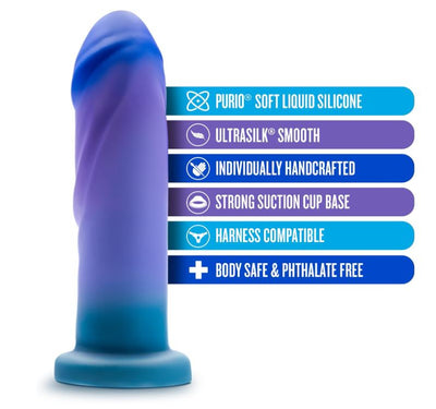 Avant Midnight Rendezvous Dildo - Ocean Blue