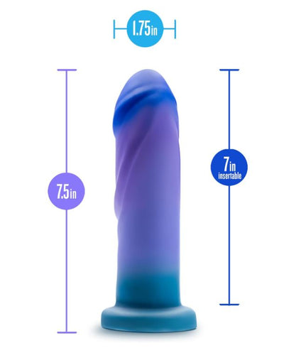 Avant Midnight Rendezvous Dildo - Ocean Blue