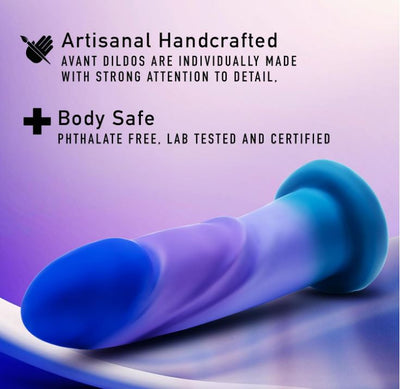 Avant Midnight Rendezvous Dildo - Ocean Blue