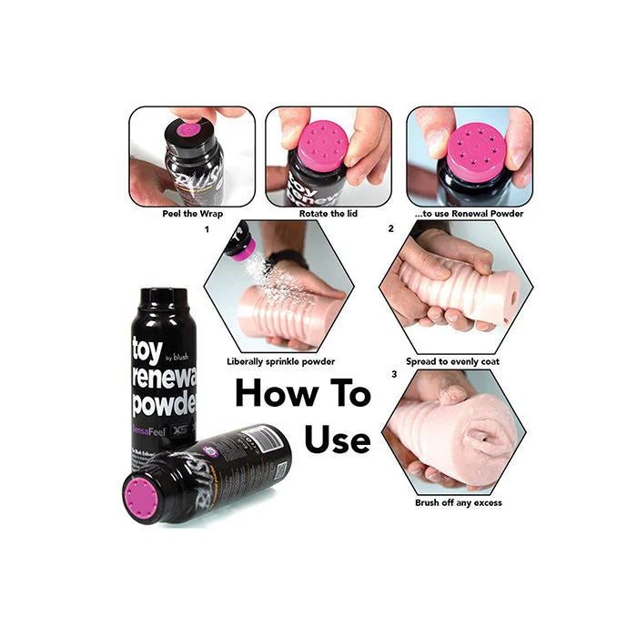 Blush Sex Toy Renewal Powder 3.4 oz