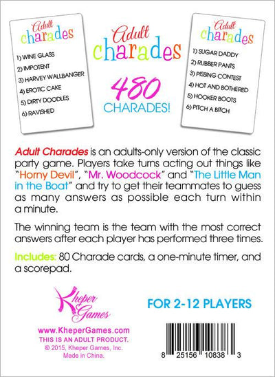 Adult Charades