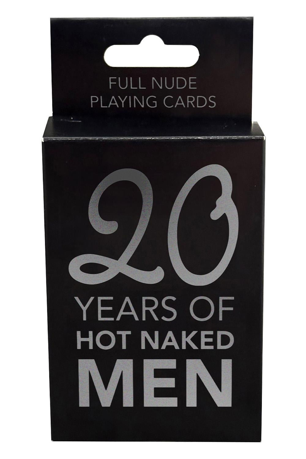 20 Years of Hot Men Playing Card Deck